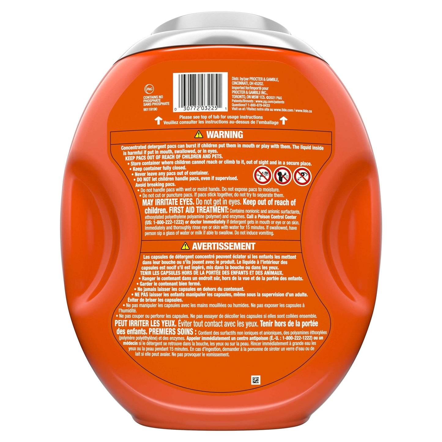 Tide Power Pods Laundry Detergent Soap Packs with Ultra Oxi, 63 Ct