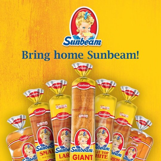 Sunbeam Giant White Bread, Sliced Sandwich Bread Loaf, 24 oz