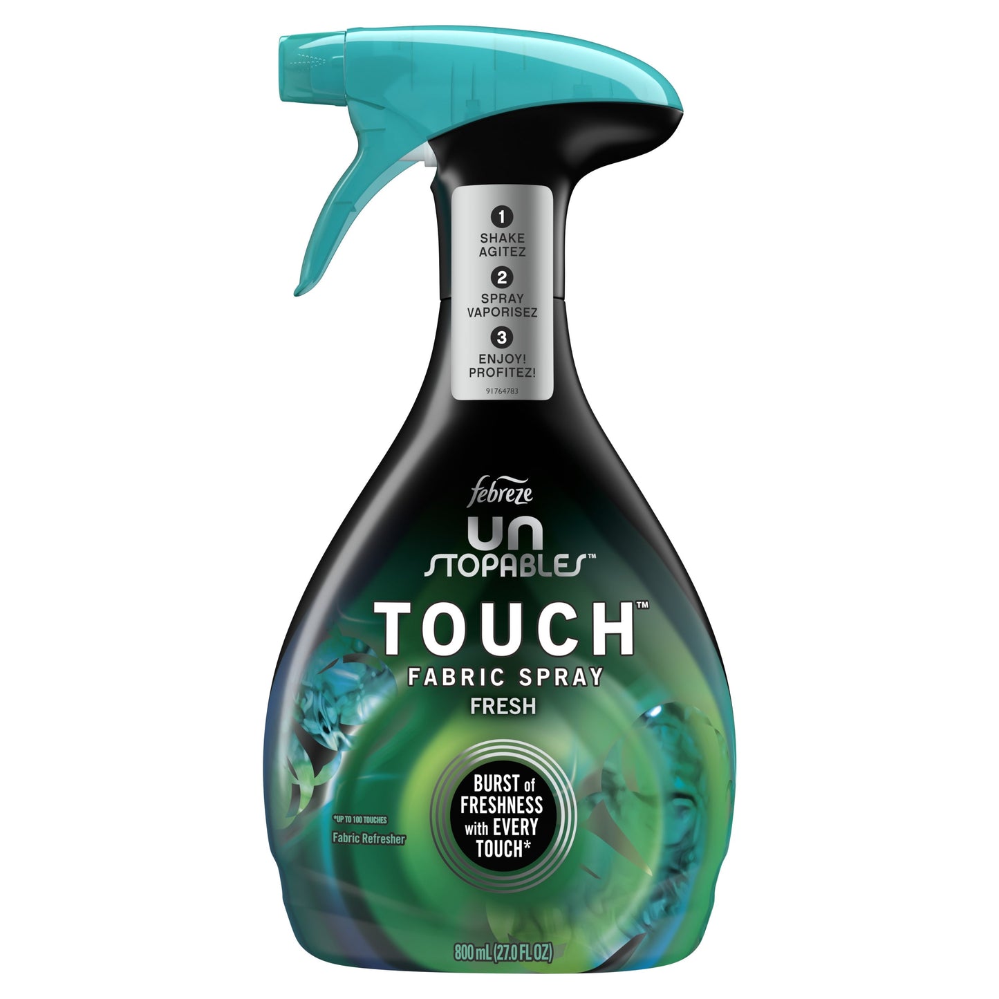 Febreze Unstopables Touch Fabric Spray and Odor Fighter, Fresh, 27 oz