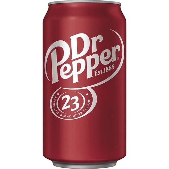 Dr Pepper Soda, 12 fl oz cans, 24 pack