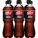 Dr Pepper Zero Sugar Soda, .5 L bottles, 6 pack