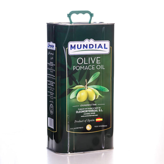 MUNDIAL OLIVE OIL POMACE TIN 4 LTR