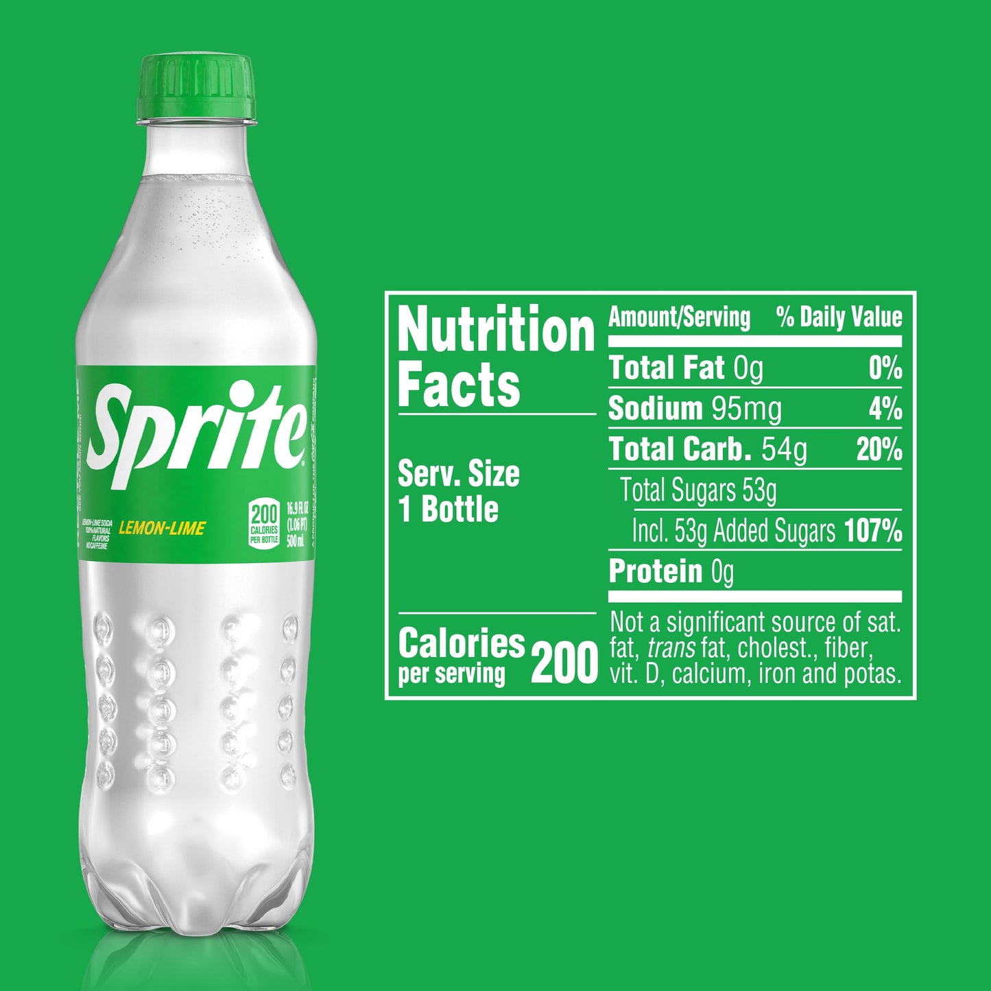 Sprite Lemon Lime Soda Pop, 16.9 fl oz, 6 Pack Bottles