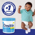 Desitin Daily Defense Baby Diaper Rash Cream, Butt Paste with 13% Zinc Oxide, 16 oz