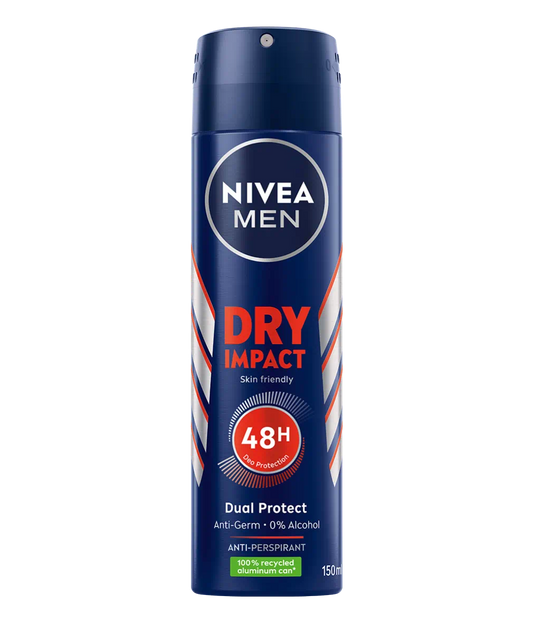 NIVEA MEN DRY IMPACT ANTI-PERSPIRANT 150ML