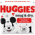 Huggies Snug & Dry Baby Diapers, Size 1, 38 Ct (Select for More Options)