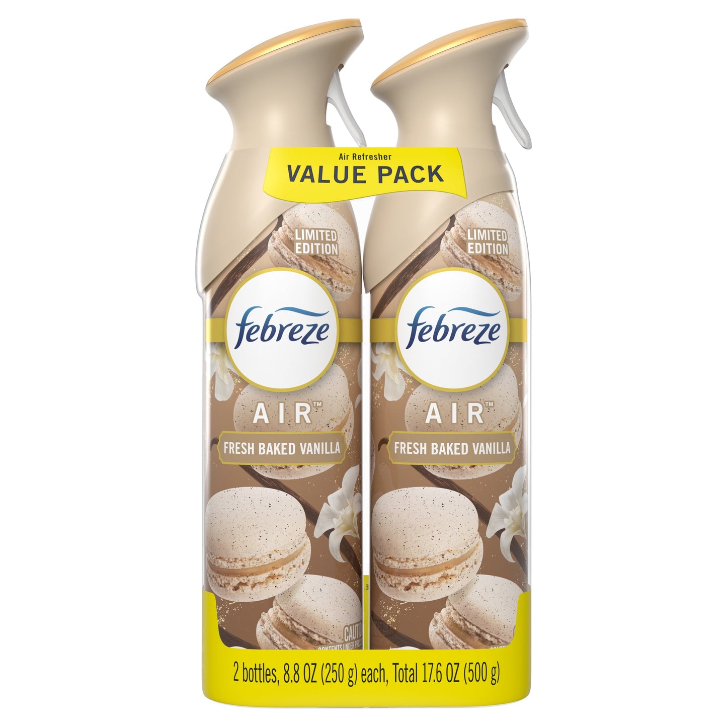 Febreze Air Effects Air Freshener Fresh Baked Vanilla, 8.8 oz, Pack of 2