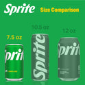 Sprite Lemon Lime Mini Soda Pop Soft Drink, 7.5 fl oz, 6 Pack Cans