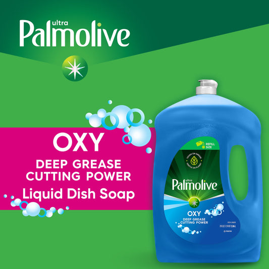 Palmolive Oxy Plus Hand Dish Power Degreaser Ultra, Fresh Scent - 70 Fluid Ounce