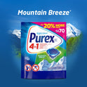 Purex 4-in-1 Laundry Detergent Pacs, Mountain Breeze, 70 Pacs