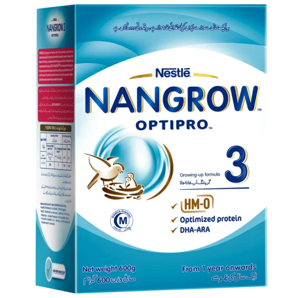 NESTLE MILK POWDER NANGROW 3 OPTIPRO 600 GM