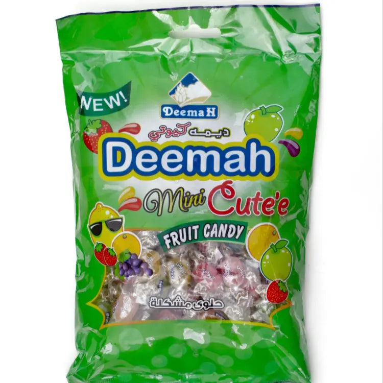 DEEMAH MINI CUTEE FRUIT CANDY POUCH 100 GM