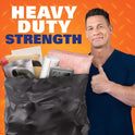 Hefty Heavy Duty Contractor Extra Large Trash Bags, 45 Gallon, 20 Count