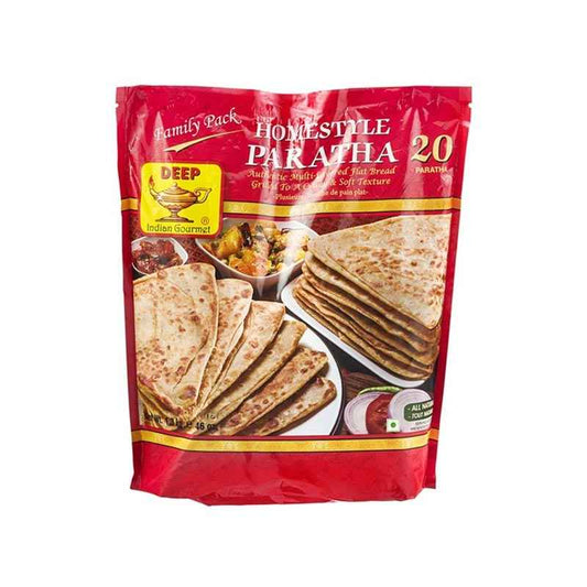 Deep  Homestyle Paratha Plain Family Pack