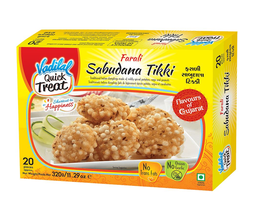 Vadilal quick Treat Sabudana Tikki