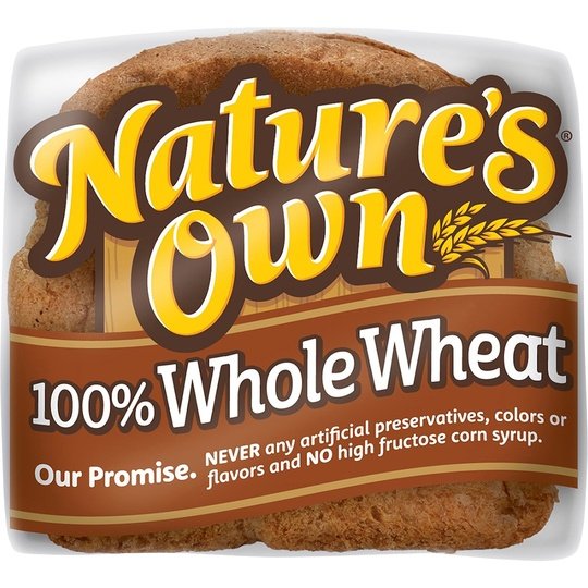 Nature's Own 100% Whole Wheat Bread Loaf, 20 oz