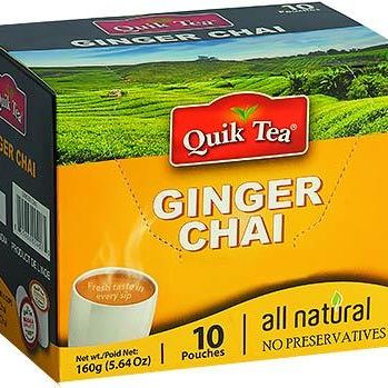 Quick Tea Ginger Chai (10 pouches)