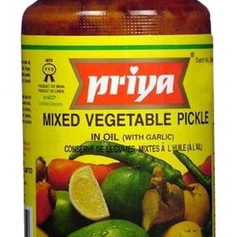 Priya Mix Vegetable Pickle (With Garlic)
