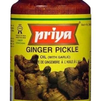 Priya Ginger Pickle (With Garlic)