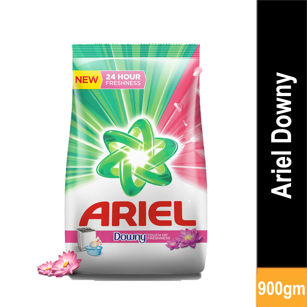 ARIEL WASHING POWDER DOWNY POUCH 900 GM