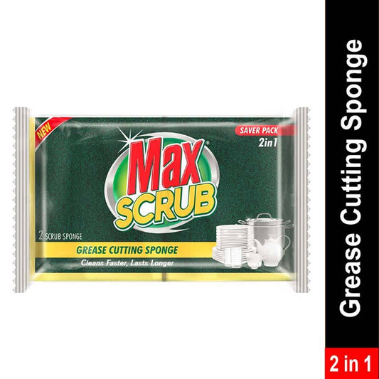 MAX GREASING CUTTING MULTI REGULAR 2IN1Â SPONGE WITH SCRUB