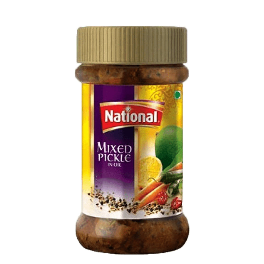 NATIONAL MIX PICKLE HYDERABADI IN OIL 370 GM