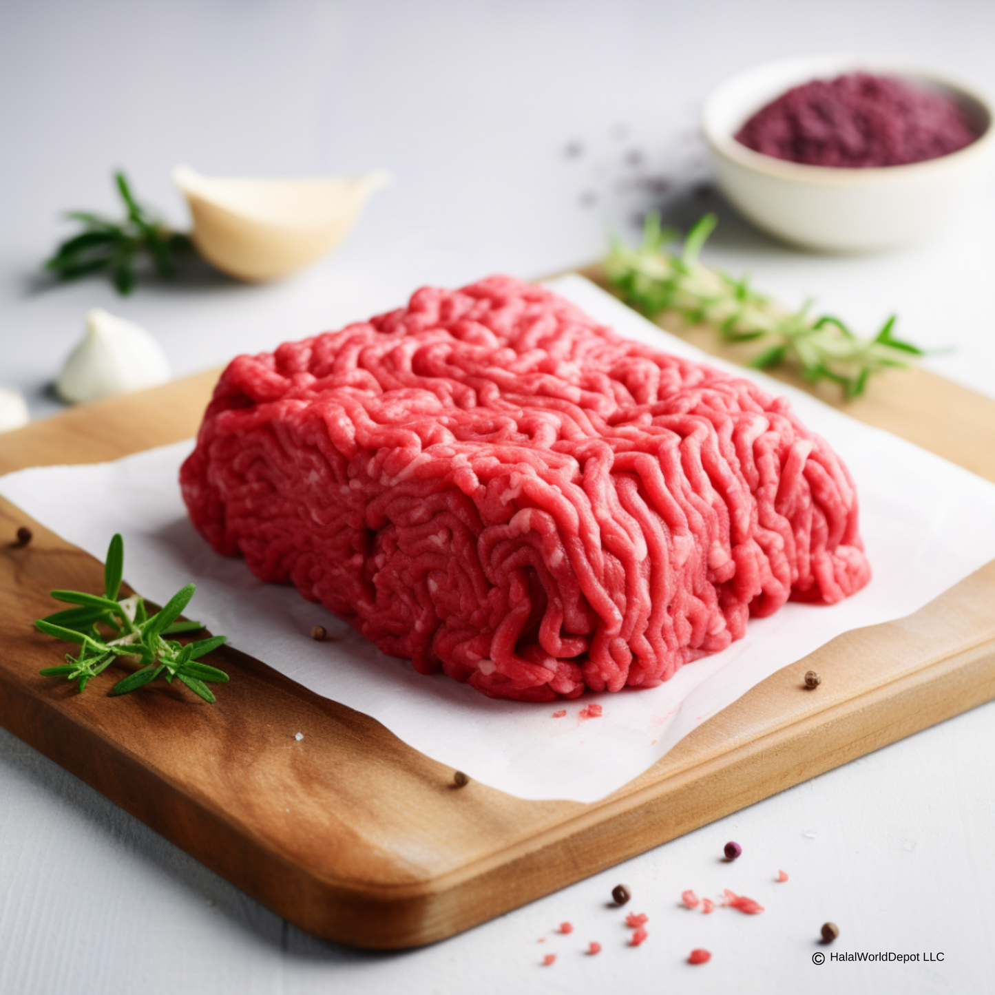 Halal Ground Beef 80/20 | Minimal Fat | Minced and Packed Fresh |