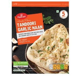 Haldirams Tandoori Garlic Naan (5pcs )