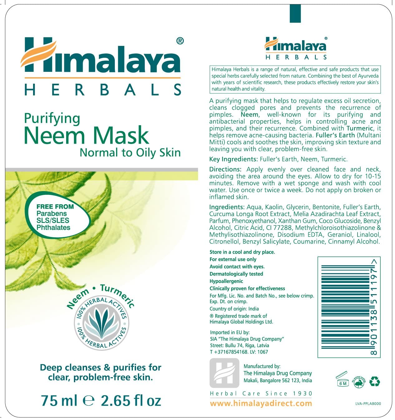 Himalaya - Neem Mask 150g