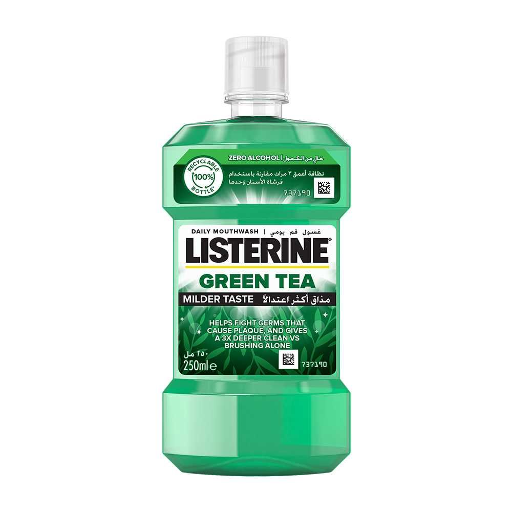 LISTERINE GREEN TEA MOUTH WASH 250ML