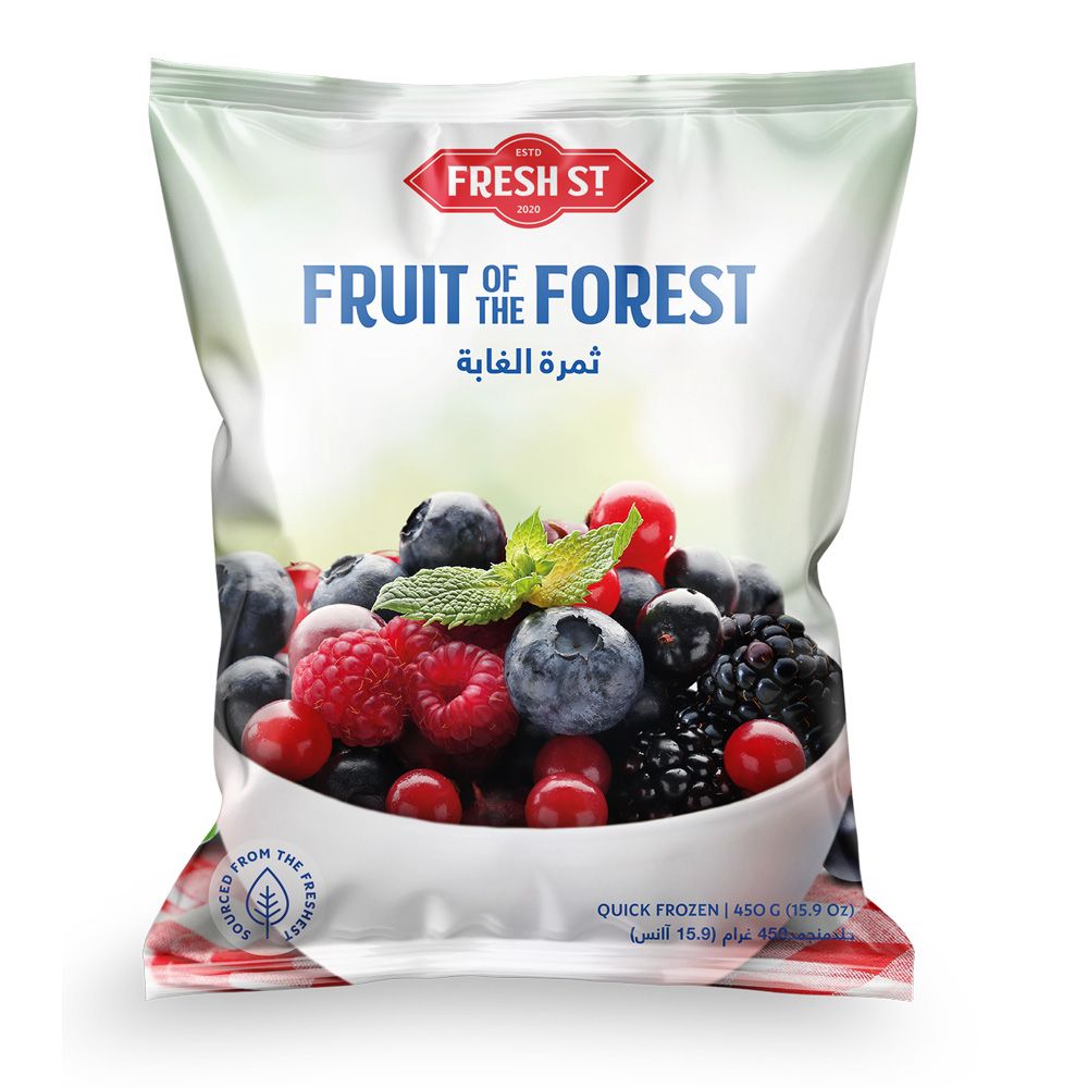 FRESH ST FRUIT OF THE FOREST POUCH 450 GM