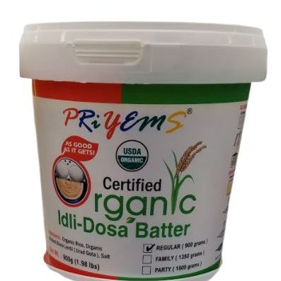 Priyems Certified Organic Idli-Dosa Batter
