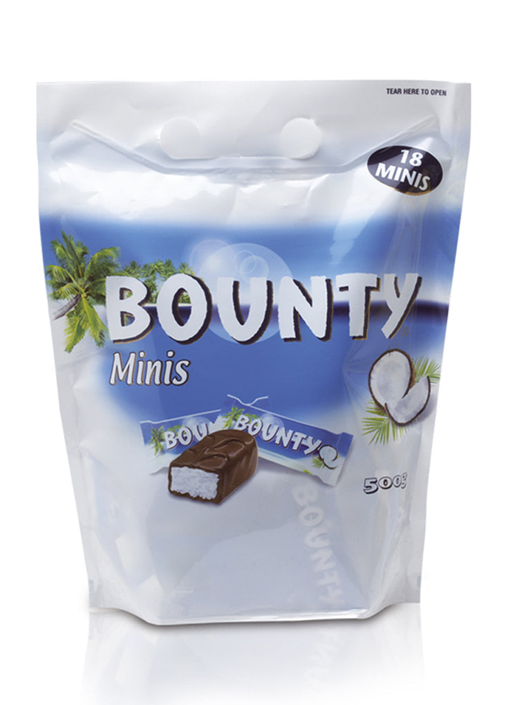 BOUNTY CHOCOLATE MINIS POUCH 500 GM