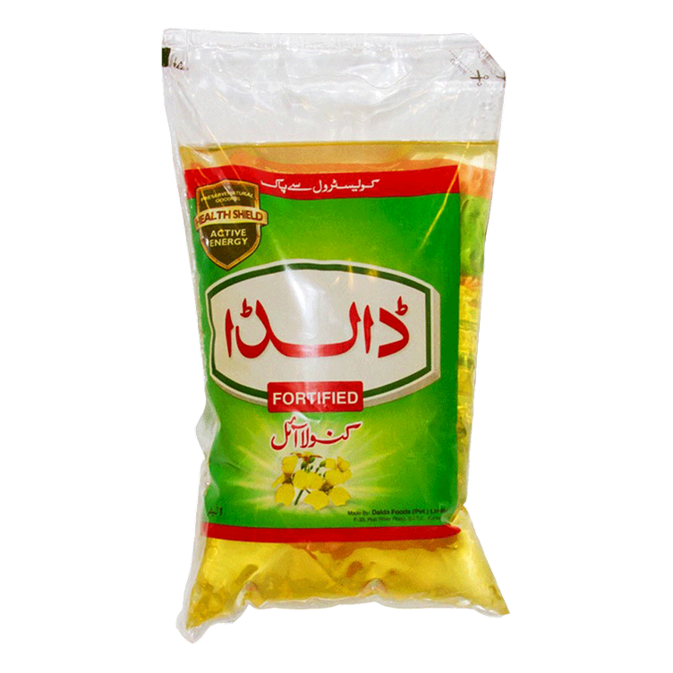 DALDA CANOLA OIL POUCH 1 LTR