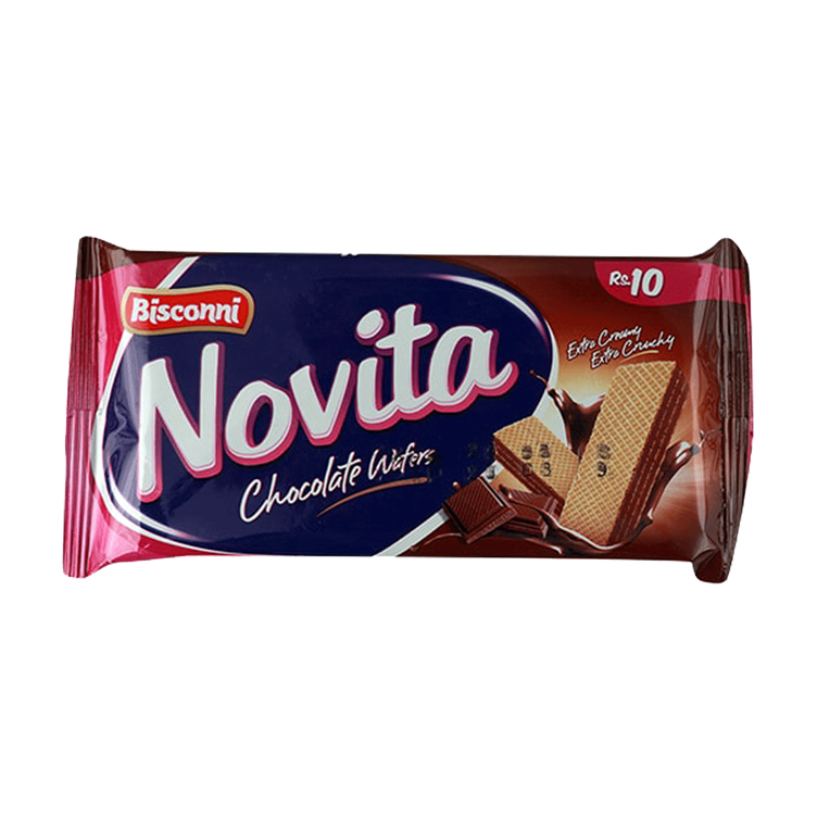 BISCONNI NOVITA CHOCOLATE WAFERS 16 GM