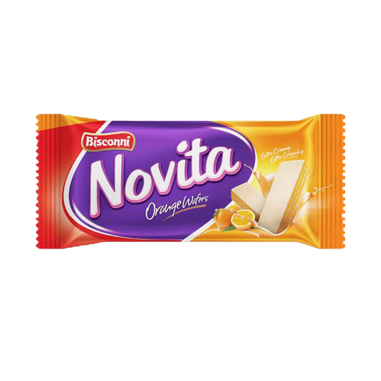 BISCONNI NOVITA ORANGE WAFERS 31 GM