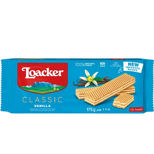 LOACKER WAFER VANILLE 175 GM