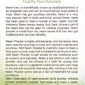 Organic Neem Powder