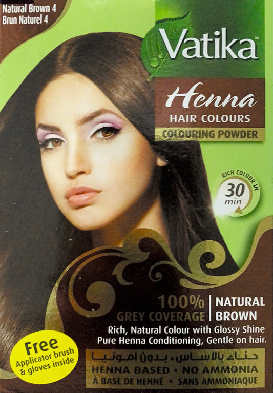 Natural Brown 4 Henna Hair Colour