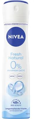 NIVEA FRESH NATURAL QUICK DRY LONG LASTING SPRAY 150ML