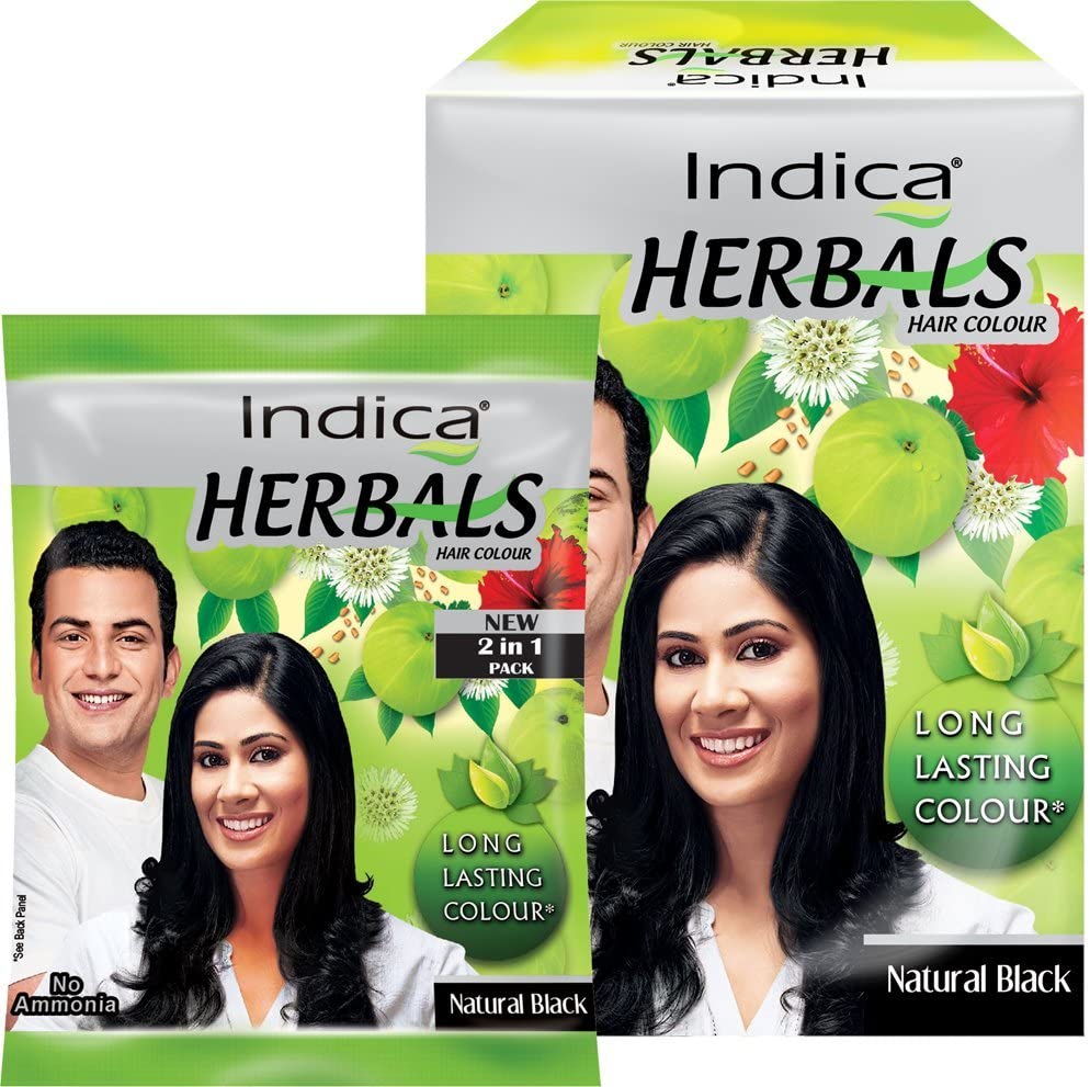 Indica - Herbals Hair Colour 8 Pouches