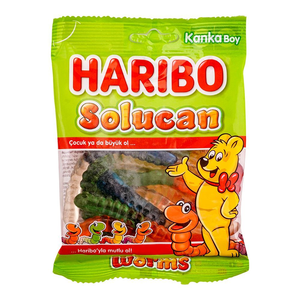 HARIBO JELLY WORMS 80 GM BASIC