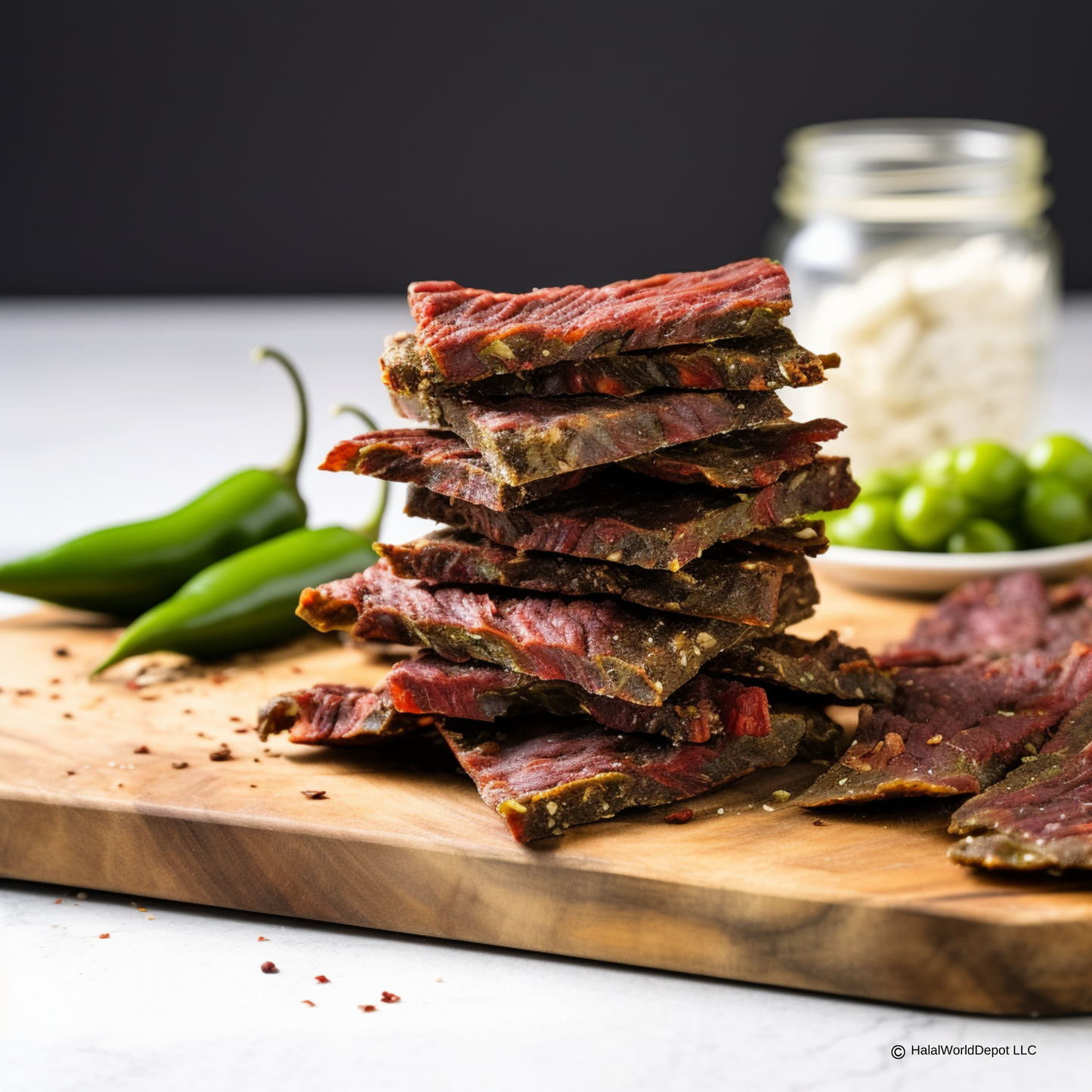 Spicy Kick: Sharifa Halal Jalapeno Beef Jerky