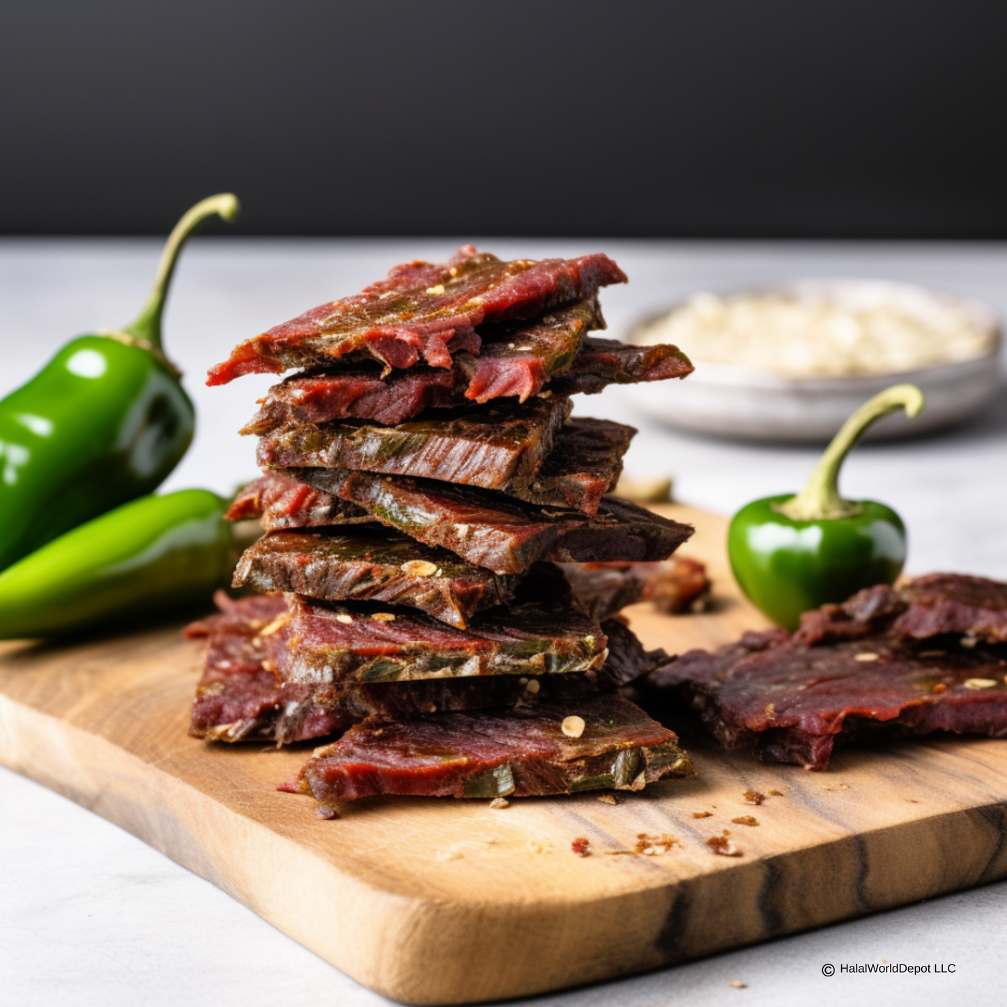 Spicy Kick: Sharifa Halal Jalapeno Beef Jerky