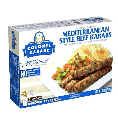 Colonel Kababz Mediterranean Style Beef Kababs