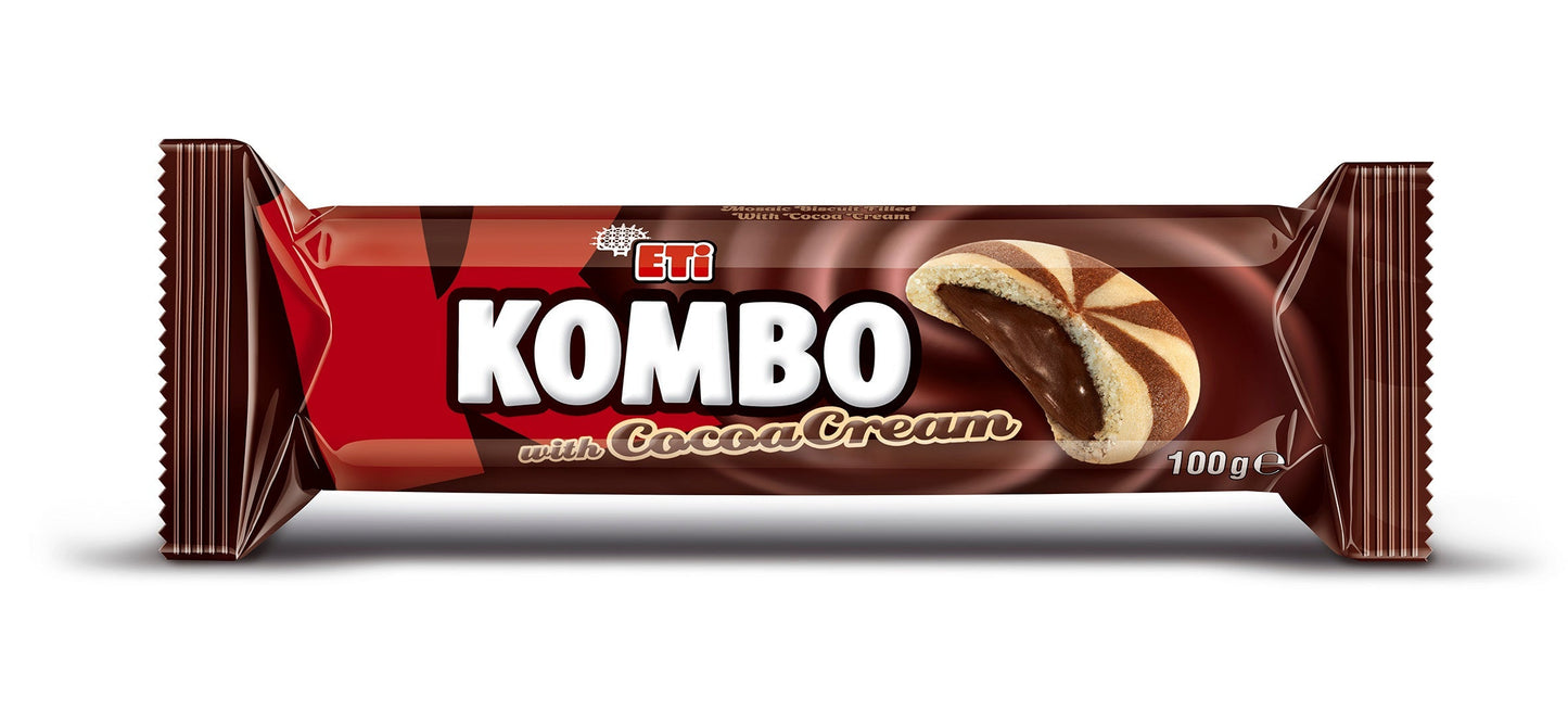 ETI KOMBO COCOA CREAM BISCUIT 100 G