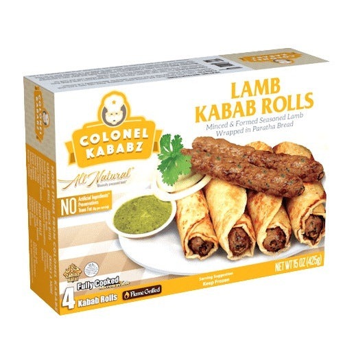 Colonel Kababz Lamb Kabab Rolls