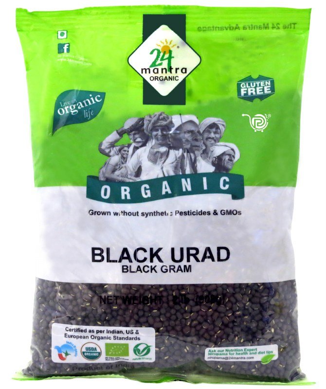 24 Mantra Organic Black Urad Dal