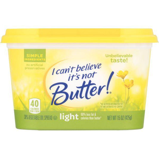 I Can't Believe It's Not Butter Buttery Spread Light