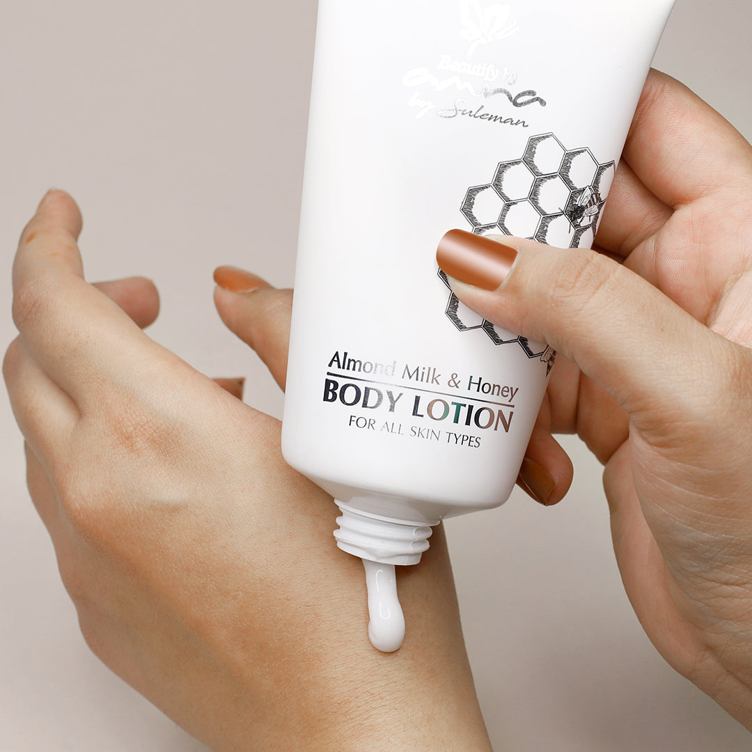 Beautify By Amna Almond Milk & Honey - Body Lotion (For All Skin Types)